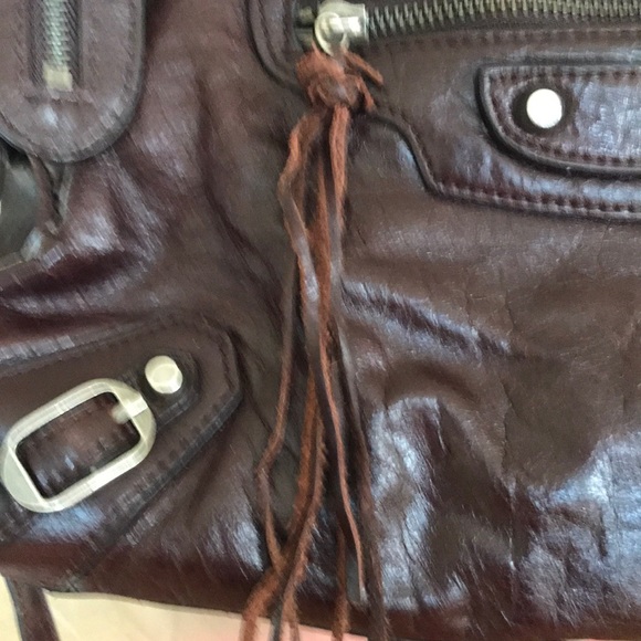 Authentic Balenciaga Mahogany Leather Md. CITY BAG - Picture 2 of 8